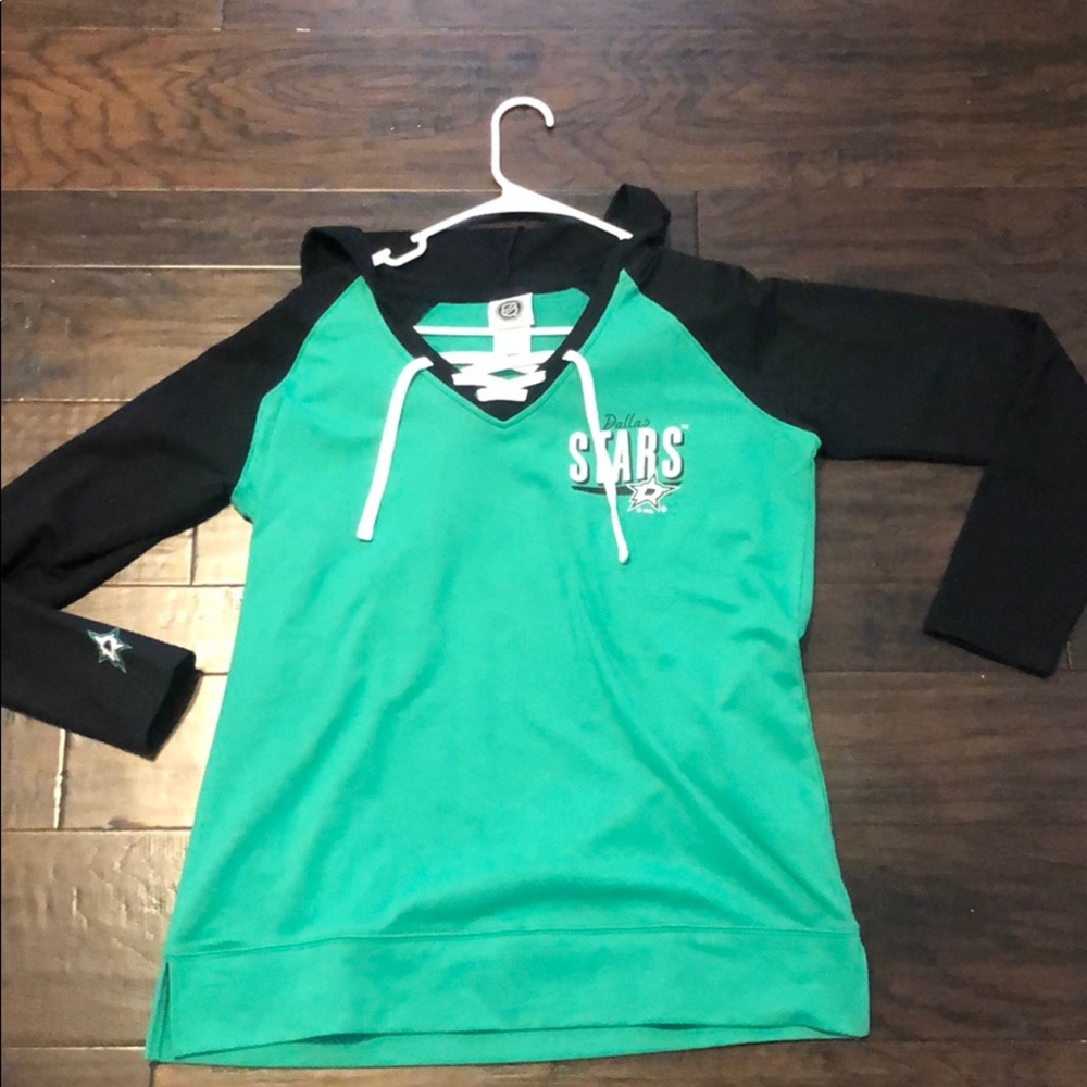 Laced Dallas Stars Shirt with Hood